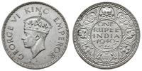 1 rupia 1940, Bombaj, srebro '500' 11.57 g, KM 5