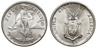 50 centavos 1944/S, San Francisco, srebro '750' 