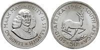 50 centów 1964, srebro "500" 28.21 g, pięknie za