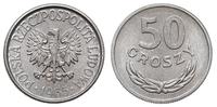 50 groszy 1965, Warszawa, aluminium, piękne, Par