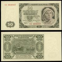 50 złotych 1.07.1948, seria CC, Miłczak 138.g