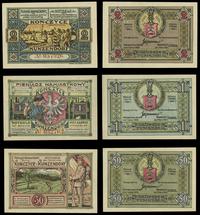 50 fenigów, 1 i 2 marki ważne do 1.10.1923 r, bo