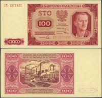 100 złotych 01.07.1948, seria IY 1277957, piękne