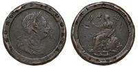 2 pensy 1797, Londyn, moneta mocno zniszczona, l