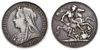 1 korona 1895, Londyn, na rancie LIX (rok panowa