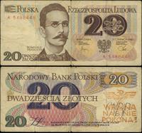 20 złotych 01.06.1982, Warszawa, seria A, bankno