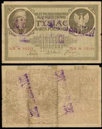 1.000 marek polskich 17.05.1919, Ser.B  Nr 18221
