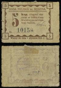 5 kopiejek, ważne do 1.01.1915, Podczaski R-011.