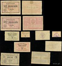 zestaw: 10 fe, 1, 2, 5, 10, 20 marek, 10 fe 1920