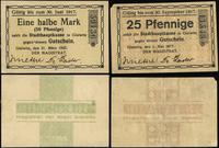 lot: 25 i 50 fenigów 1917, 25 fenigów ważne do 1
