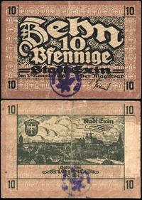 10 fenigów 1.11.1918, na stronie głównej pieczęć