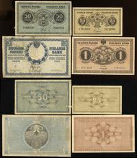 lot: 25, 50 pennia, 1, 5 marka 1909, 1916, 1918,