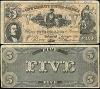 5 dolarów 2.09.1861, Richmond,  numeracja 4763, 