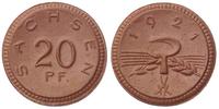 20 fenigów 1921, biskwit brązowy, Menzel 11.928.