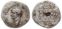 denar pośmiertny - suberatus, Aw: Głowa cesarza 