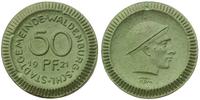 50 fenigów 1921, Wałbrzych, biskwit jasnozielony