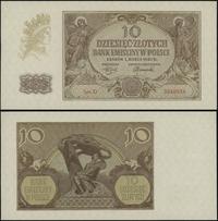 10 złotych 1.03.1940, seria D, numeracja 3848934