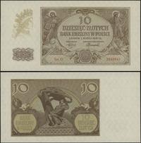 10 złotych 1.03.1940, seria D, numeracja 3848941