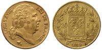 20 franków 1819/A, Paryż, złoto 6.41 g