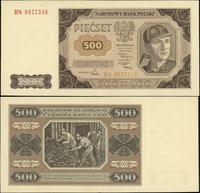 500 złotych 1.07.1948, seria BN numeracja 667734