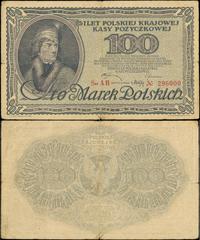 100 marek polskich 15.02.1919, AB 296000, Lucow 