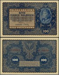 100 marek polskich 23.08.1919, IJ-Y, 168400, lew