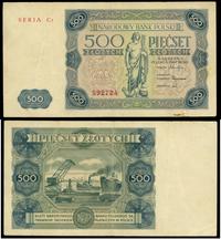500 złotych 15.07.1947, C3, 592724, Lucow 1230a 