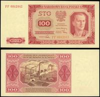 100 złotych 1.07.1948, FF 0842942, na lewym marg