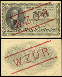 100 marek polskich 15.02.1919, WZÓR, bez perfora