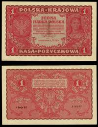 1 marka polska 23.08.1919, seria I-BC 216357, Lu
