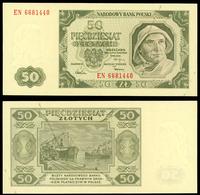 50 złotych 1.07.1948, seria EN 6681440, tłusty ś