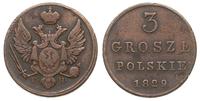 3 grosze polske 1829 / FH, Warszawa, Iger KK.29.