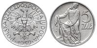 5 złotych 1959, Warszawa, aluminium, Parchimowic