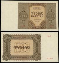 1.000 złotych 1945, seria B, numeracja 3653051, 