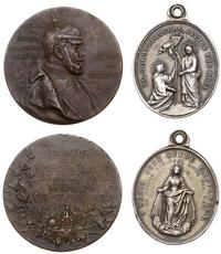 Niemcy, medal z okazji 100. rocznicy urodzin Wilhelma I i medalik o tematyce religijnej
