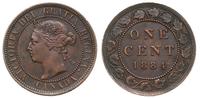 1 cent 1884, brąz 5.70 g, KM 7