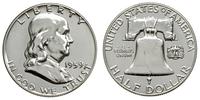50 centów 1959, Filadelfia, "Franklin", srebro "