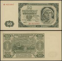 50 złotych 1.07.1948, seria AR 0271987, Lucow 12