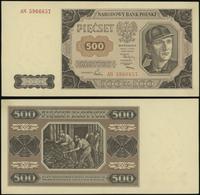 500 złotych 1.07.1948, seria AN 5966657, Lucow 1