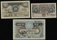 zestaw 3 bonów, 25, 50 fenigów i 1 marka 1917, P