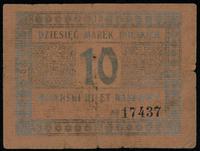 bon na 10 marek polskich 31.01.1920, Podczaski R