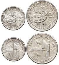 10 i 20 centavos 1952, srebro ''900'', 7.45 g (ł