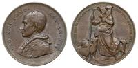 medal, Aw: popiersie papieża Leona XIII w prawo,