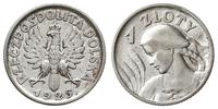 1 złoty 1925, Londyn, Kobieta z kłosami, srebro 