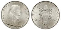 500 lirów 1965, srebro ''835'', 11.00 g, piękne,