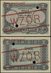 2 złote 1.05.1925, po obu stronach ukośny czerwo