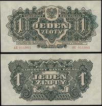 1 złoty 1944, "OBOWIĄZKOWYM", seria АЕ 011983, d
