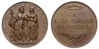 medal autorstwa Barre'a wybity Bohaterskiej Pols