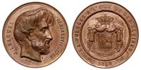 Polska, medal autorstwa Laurenta Harta (medalier brukselski) poświęcony Joachimowi Lelewelowi 1858 r.