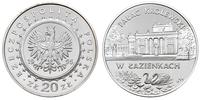 20 złotych 1995, Warszawa, Pałac Królewski w Łaz